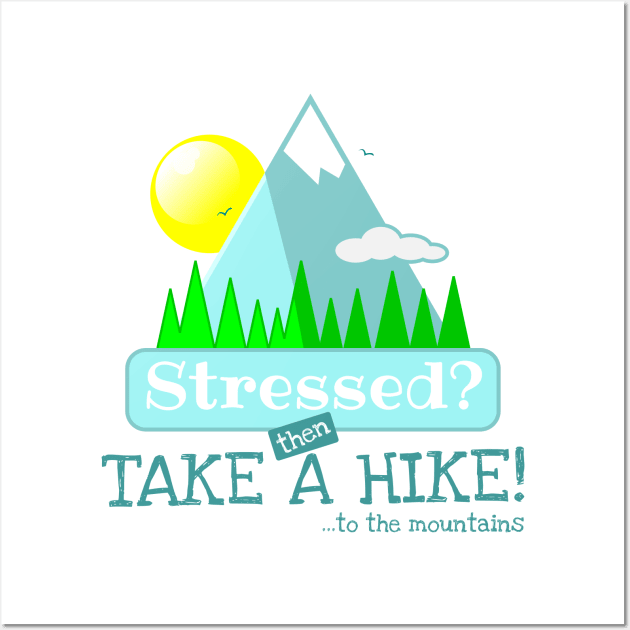 Take a Hike Wall Art by sketchtodigital